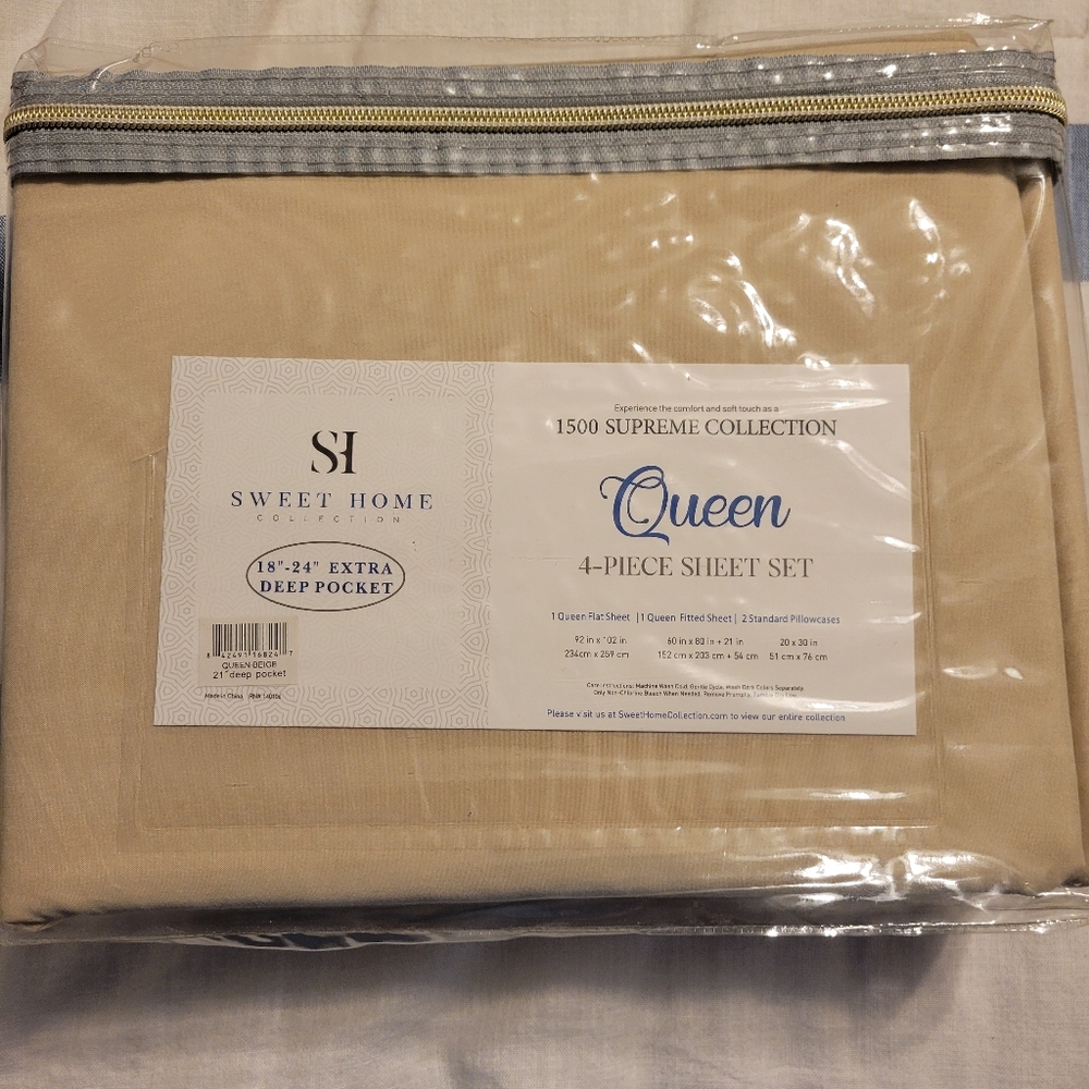 1 Queen Flat Sheet Only